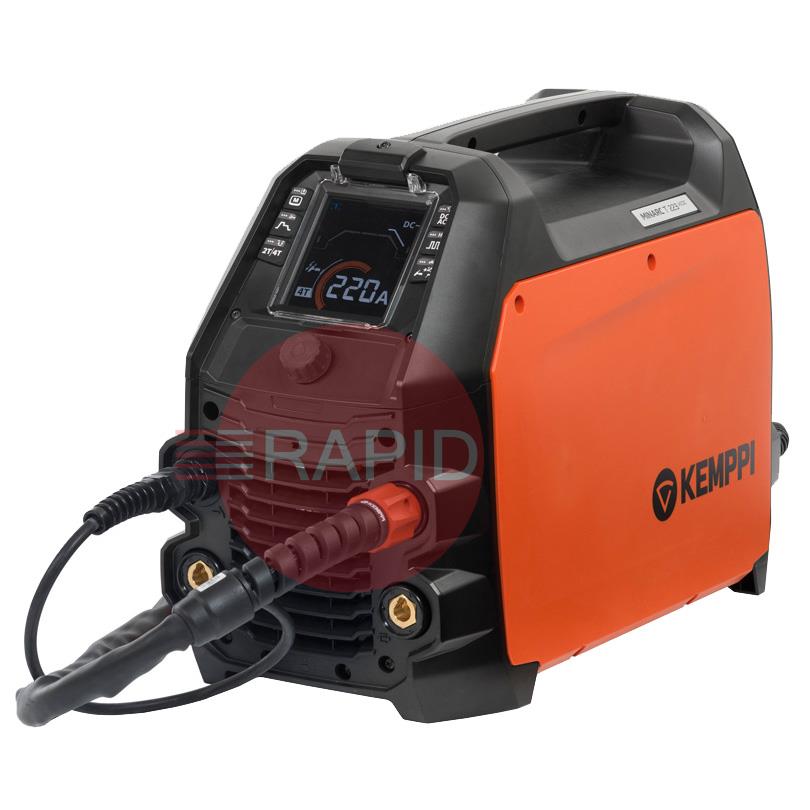 P23T225G4  Kemppi Minarc T 223 AC/DC GM TIG Welder Air Cooled Package, with TX 225G 4m Torch - 110/240v, 1ph