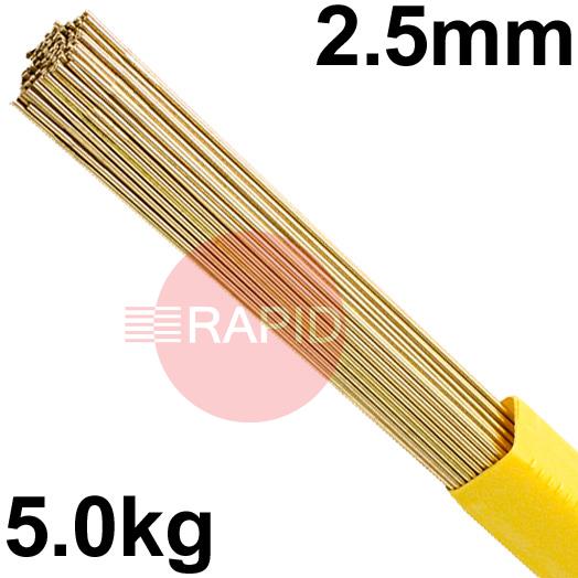 RO102550  SIF SIFBRONZE No 101 2.5mm Tig Wire, 5.0kg Pack