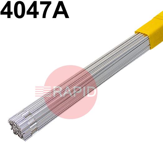 RO16162  SIF Sifalumin No.16 4047A Aluminium Tig Wire, 1000mm Cut Lengths - EN ISO 17672 S AL 4047A (AlSi12) - 2.5kg Pack