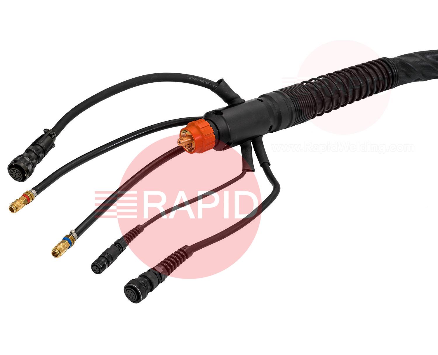 SGTXW105CBL  Kemppi Supersnake GTX Water Cooled Interconnection Cable (Std Liner FE 1.0-1.6mm) - 10m / 50mm2