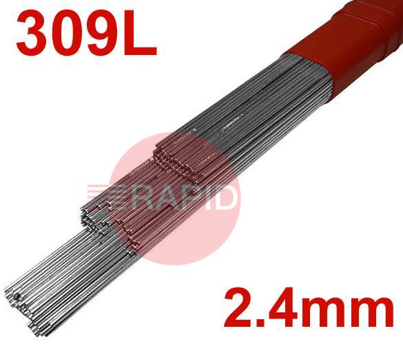 T30924  309LSi Stainless Tig Wire 2.4mm Diameter.
