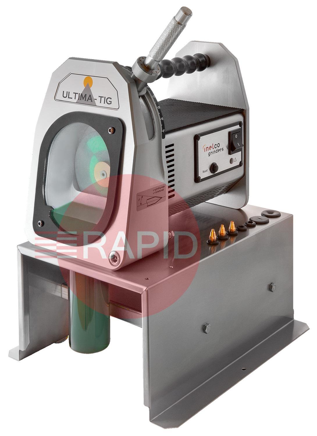 UT2000  Ultima-Tig Tungsten Grinder (Up to Ø 4mm). Wet System Supplied with Grinding Liquid, 220v