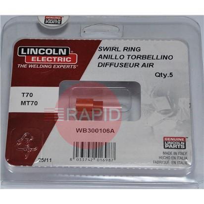 WB300106A  Lincoln Electric PC60 / PC65 Swirl Ring (Pack of 5)
