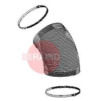 0000101939 Antistatic Hose L=450mm /Ø 161mm, Including 2 Hose Clamps