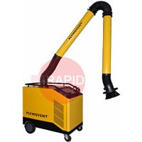 0000110450 Plymovent MobilePro Mobile Welding Fume Extractor Package with Filter and 2m KUA Arm, 230v 1ph