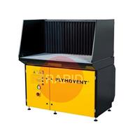 0000111748 Plymovent DraftMax Ultra Downdraft Table. 400V/3ph/50Hz. Includes; Backdraft Kit, Side Panels, Silencer & Hepa Kit