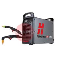 059692 Hypertherm Powermax 105 SYNC Plasma Cutter Combo System with 15° & 75° 7.6m Hand Torches, 400v CE