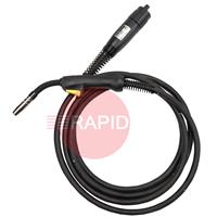0700025220 ESAB MXL 201 Air-Cooled MIG Torch, with Euro Connection - 3m
