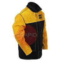0700500495 ESAB Flame-Retardant / Leather Welding Jacket - Size Large