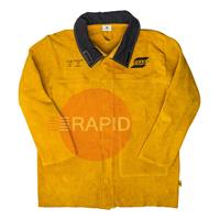 0700500500 ESAB Full Leather Welding Jacket - Size Small