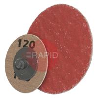 088012S SAIT Lock-SX Ceramic Quick Change Abrasive Disc 50mm Diameter, Grit 60