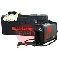 088083 Hypertherm Powermax 30 XP Plasma Cutter with 4.5m Torch & Case, Dual Voltage 110v & 240v CE