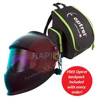 1010.000 Optrel Panoramaxx 2.5 Auto Darkening Welding Helmet, Shade 5 - 12