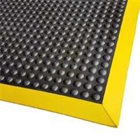 10100-12017014-BKYL Ergo-Tred Anti-Fatigue Mat, Yellow Ramped Edges – 1200 x 1700mm