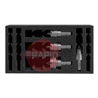 101050-SET4 HMT VersaDrive SheetCutter TCT Holesaw InsertFoam 4 Piece Set (16, 20, 25, 32mm)