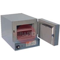 125 Stackable Oven for 115 volt AC, with thermostat. Temperature 100-550° F (38-288° C). 57kg Capacity
