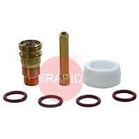 17KIT Furick No.17 TIG Torch Adaptor Kit for 2.4mm (1x collet body, 1x wedge collet, 1x heatshield & 4 O-rings)