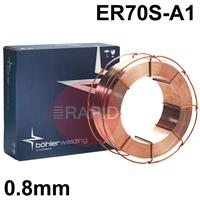 25498 Bohler DMO-IG ER70S-A1 0.8mm MIG Wire, 12.5Kg Reel