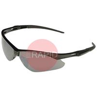 3000356 Jackson Nemesis Safety Spectacles - Smoke Mirror Lens with Hard Coating & Neck Cord, EN166:2001