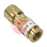 30100300 GasiQ Argon/Mix Female Quick Connector. G3/8