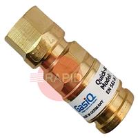 30100500 GasiQ Argon/Mix Female Quick Connector. G1/4