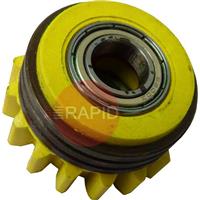 3141120 Kemppi Bearing Feed Roll. Yellow,1.6mm V Groove