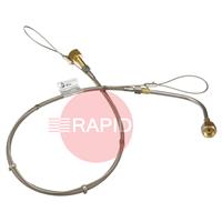 31501300 GasiQ High Pressure Hose for Acetylene - 1m