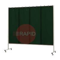 36.34.06 CEPRO Omnium Single Welding Screen, with Green-6 Sheet - 2.2m Wide x 2m High, Approved EN 25980