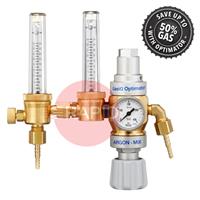 37398000 GasiQ Optimator II Argon/Mix Gas Saver Regulator. 34Lpm. W24.52