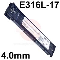 38782 Bohler FOX EAS 4 M-A Stainless Steel Electrodes 4.0mm Diameter x 350mm Long. 2.0kg Vacpac (39 Rods). E316L-17