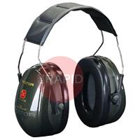 3MH520A407GQ 3M PELTOR Optime II Earmuffs, 31dB - EN 352-1:1993