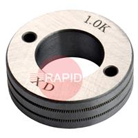 4017220 PATON K-Groove Feed Roller Set of 4 - Flux Cored Wire: 1.0 - 1.2mm (4 Roll Drive)