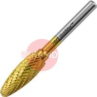 402050-0060 HMT GoldMax TCT Burr 6mm Flame