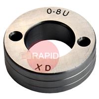 4097616 PATON U-Groove Feed Roller - Aluminium Wire: 0.8 - 1.0mm (2 Roll Drive)