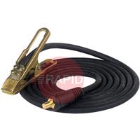 43,0004,0161 Fronius - Ground Cable 50mm² 4m 400A 60% Plug 50mm² Earth Clamp
