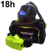 4540.050 Optrel Liteflip Autopilot Welding Helmet and E3000X 18 Hours PAPR System, Ready to Weld Package