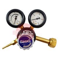 47151350 GasiQ Maxex Argon/Mix Regulator. 34Lpm. W21.8 x 1/14