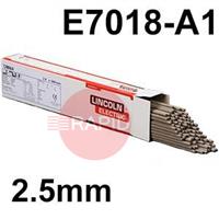 516999-1 Lincoln Electric SL 12G Low Hydrogen Electrodes 2.5mm Diameter x 350mm Long. 12.0kg Carton (6 x 2.0kg 94 Rod Packs). E7018-A1-H4R