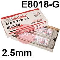 519211 Lincoln Electric Kryo 1P VPMD Low Hydrogen Electrodes 2.5mm Diameter x 350mm Long. 12.6kg Carton (6 x 2.1kg 110 Rod Packs). E8018-G-H4R