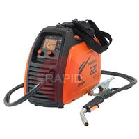 61008220 Kemppi MinarcMig 220 Auto MIG Package, 230v CE. Includes GC 223G Mig Torch, Earth & Gas Hose