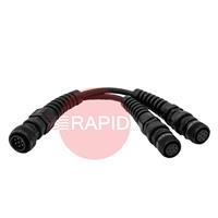 6185773 Kemppi Splitter 3/7-Pin. For Feeder & Remote Simultaneous Use