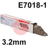 619038 Lincoln Electric 7018-1 Low Hydrogen Electrodes 3.2mm Diameter x 350mm Long. 12.6kg Carton (3 x 4.2kg 120 Rod Packs). E7018-1