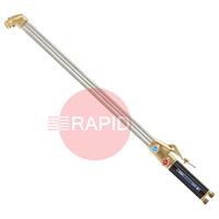 66900500 GasiQ Cuttex Flat Handled Cutting Torch For Use With Acetylene or Propane Fuel Gas. 855mm Long 90° Head