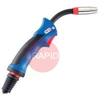 767.D720.1 Binzel ABIMIG 405 LW 3 Meter S Mig Torch (Air Cooled) 430A CO2, 350A Mixed Gas
