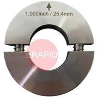 790036209 Stainless Steel Clamping Shell for RPG ONE for Tubes, Tube OD 21.3mm, Clamping Length 10mm