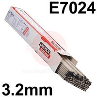 810615 Lincoln Ferrod 160T, 3.2mm Rutile Electrodes, 450mm Long, 16.2Kg Carton, E7024