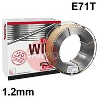 900125 Lincoln Electric OUTERSHIELD 71 E-H, Wires Gas-shielded Flux Cored Wire 1.2mm Diameter 5.0 Kg Reel (Box of 3), E71T-1M-JH4