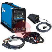 907686003APFP Miller Dynasty 210 DX AC/DC Tig Welder Package with CK TL26 4m Torch and Foot Pedal, 120 - 480v