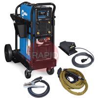 907816004WPFP Miller Dynasty 210 AC/DC Water Cooled Tig Runner Package with CK230 4m & Foot Pedal, 120 - 480v