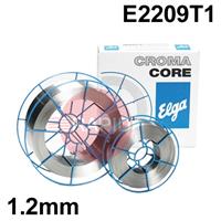 95781012 Elga Cromacore DW 329AP, 1.2mm Stainless Flux Cored MIG Wire, 12.5Kg Reel, E 2209T1-4/-1